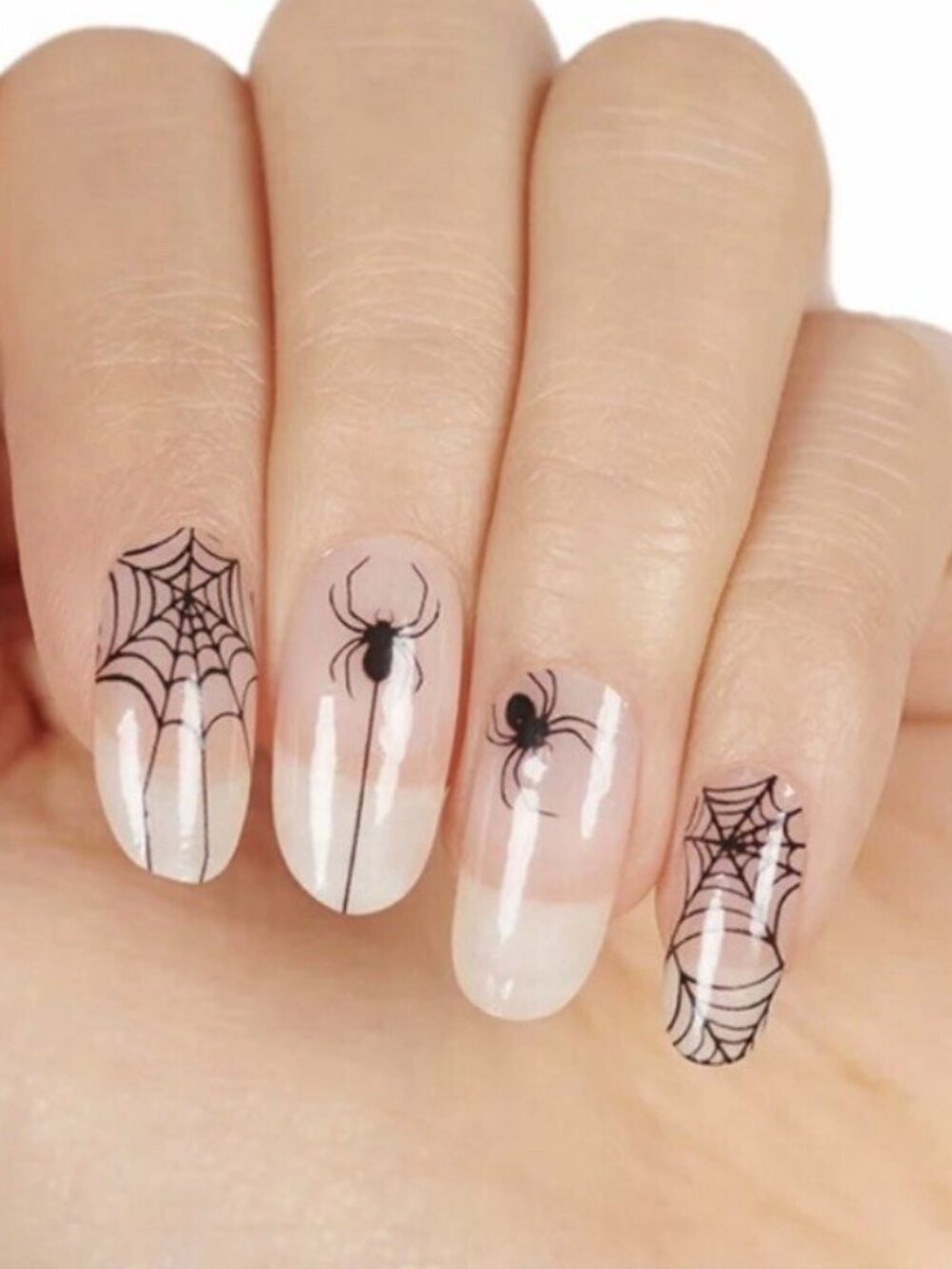 Web of Lies Color Street Nail Polish Strips Retired Spider Art Overlay